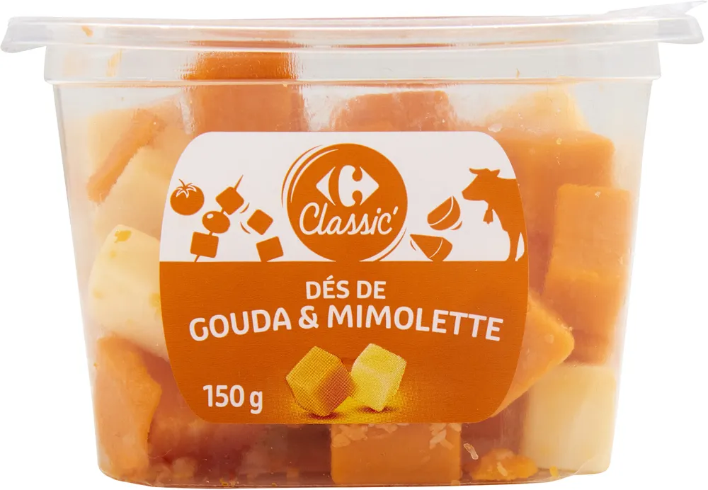 Dés de Gouda & Mimolette
