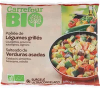 Salteado de verduras asadas