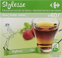 Edulcorant avec des extraits de stevia *