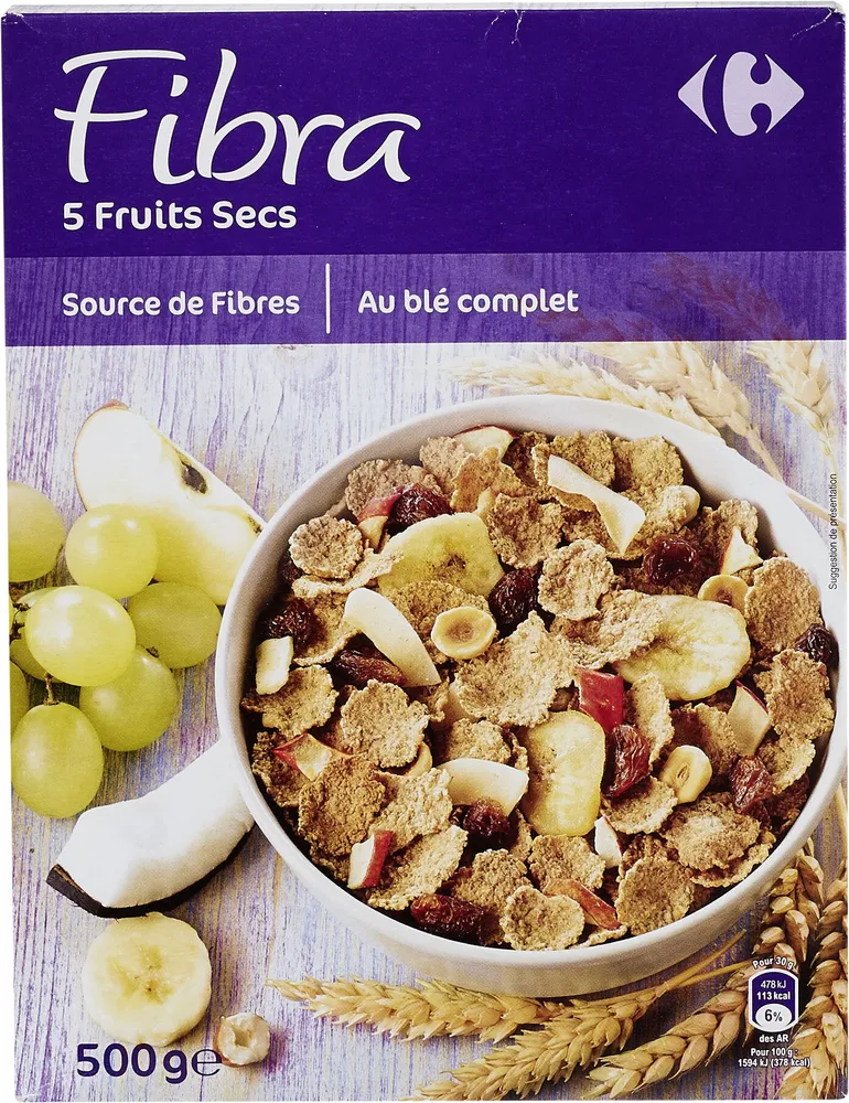 Fibra 5 fruits secs