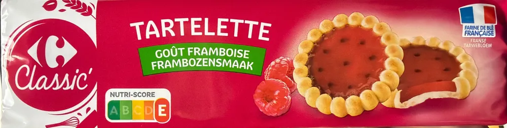 Tartelette goût framboise