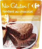 Fondant au chocolat sans gluten