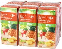 Zumo de piña uva