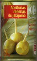 Aceitunas verdes rellenas de jalapeño