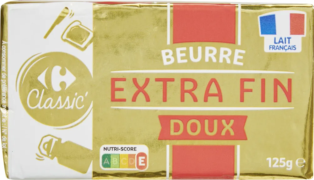 Beurre EXTRA FIN Doux