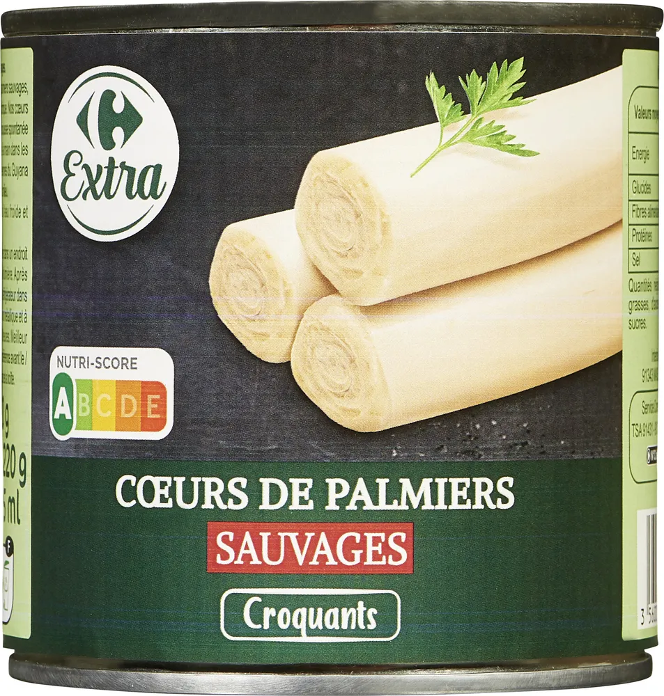 Cœurs de palmier Sauvage
