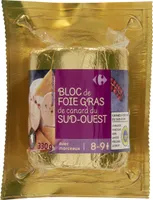 Bloc de foie gras de canard du sud-ouest