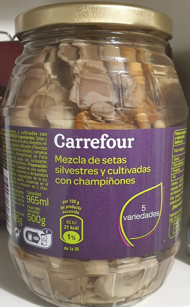 Mezcla de setas