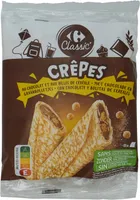 Crêpes au chocolat et aux billes de céréales