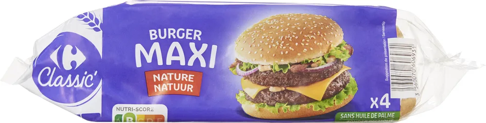 Burger maxi nature