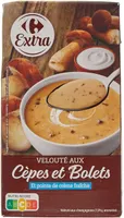Velouté aux Cèpes et Bolets Et pointe de crème fraîche