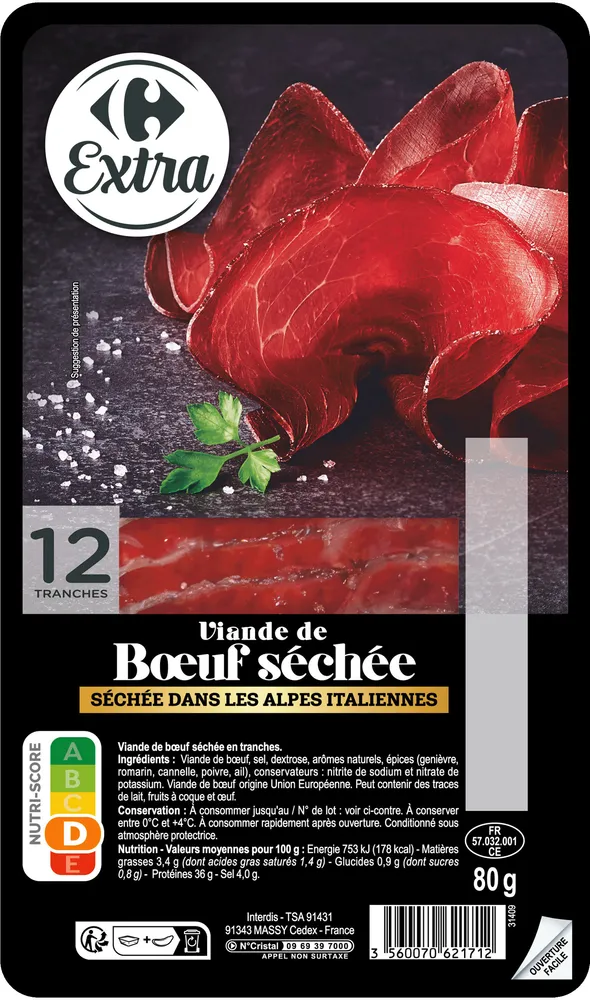 Viande de Bœuf Séchée