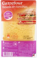 Queso gouda loncheado sin lactosa