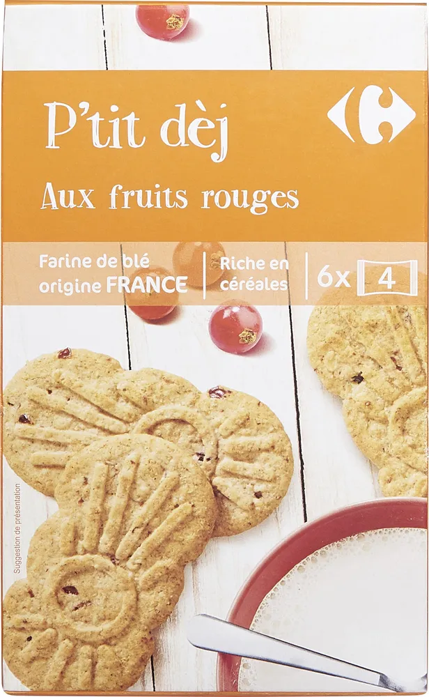 P'tit Déj Saveur fruits rouges