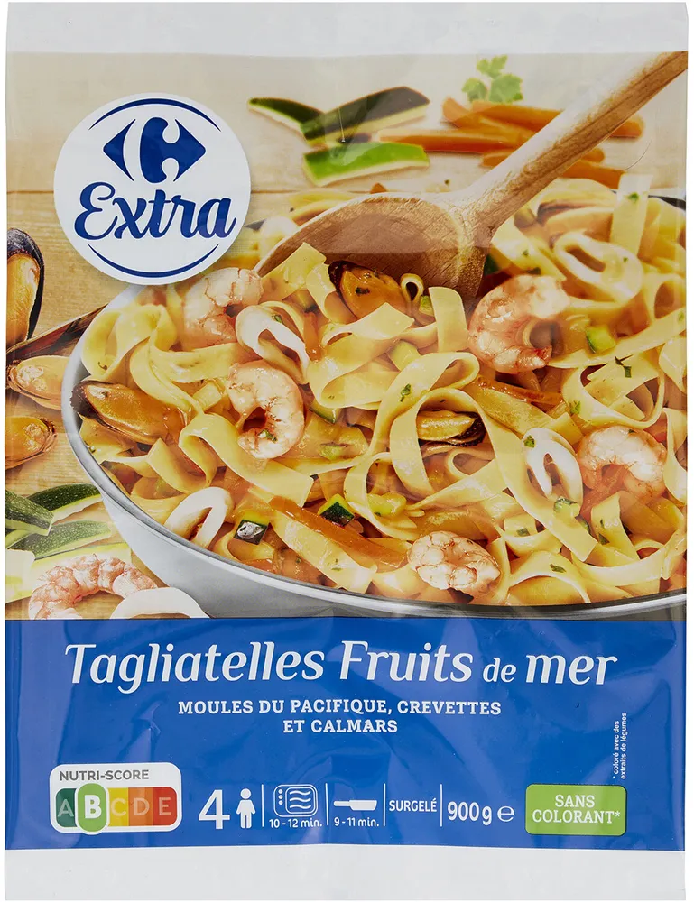 Tagliatelles fruits de mer