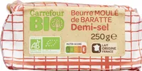 Beurre moulé de baratte demi-sel
