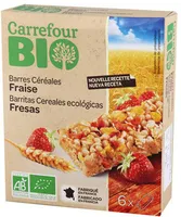 Barrita de cereales fresa