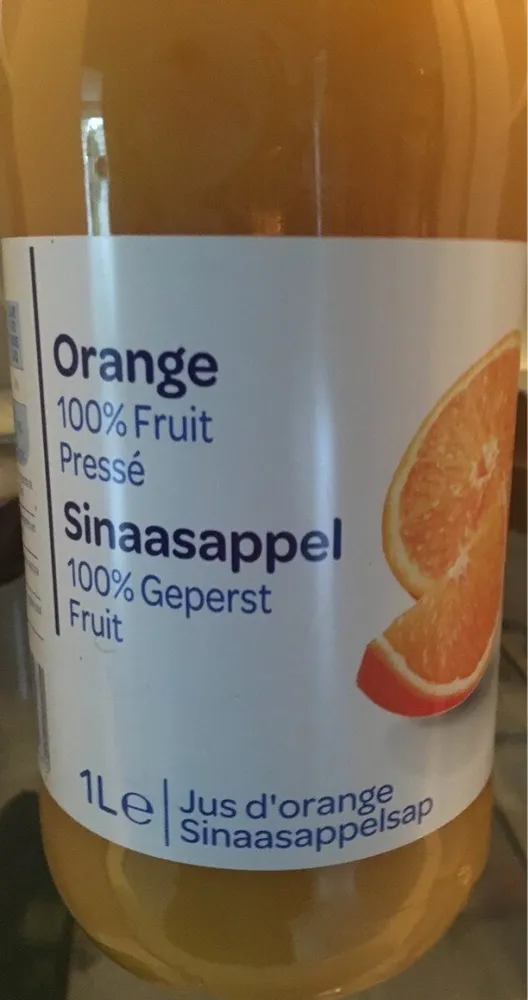 Orange 100% fruit pressé