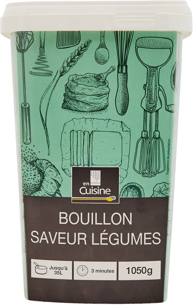 Bouillon saveur legumes