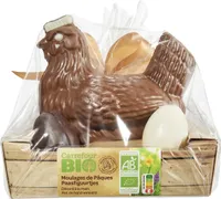Moulages de Pâques Chocolat pur beurre de cacao Bio