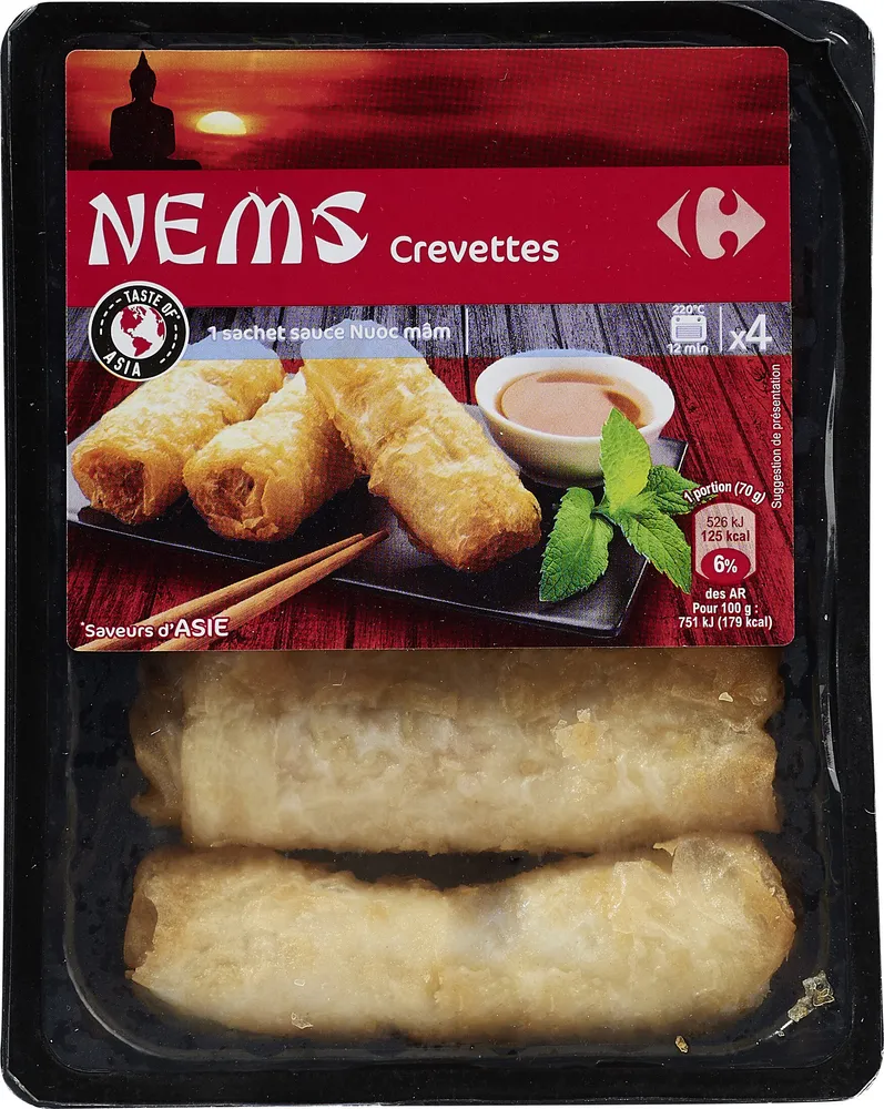 Nems crevettes