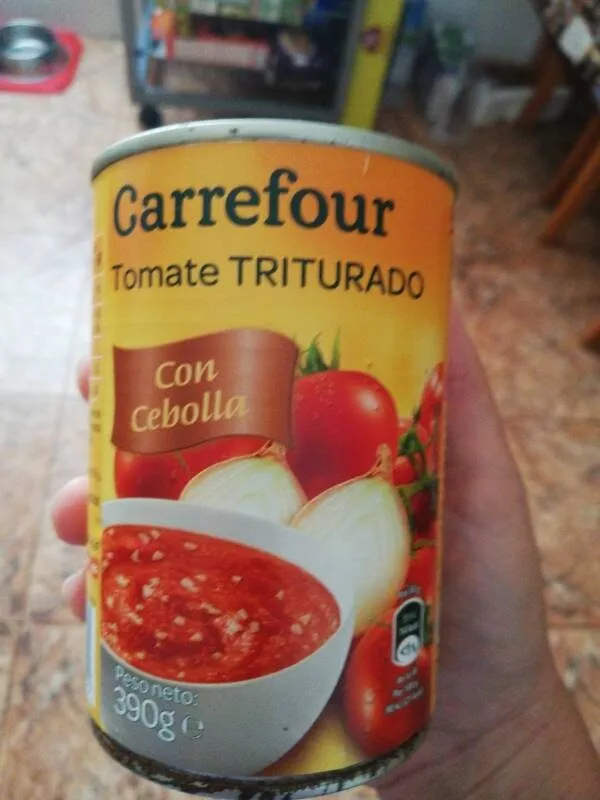 Tomate concassée avec oignon
