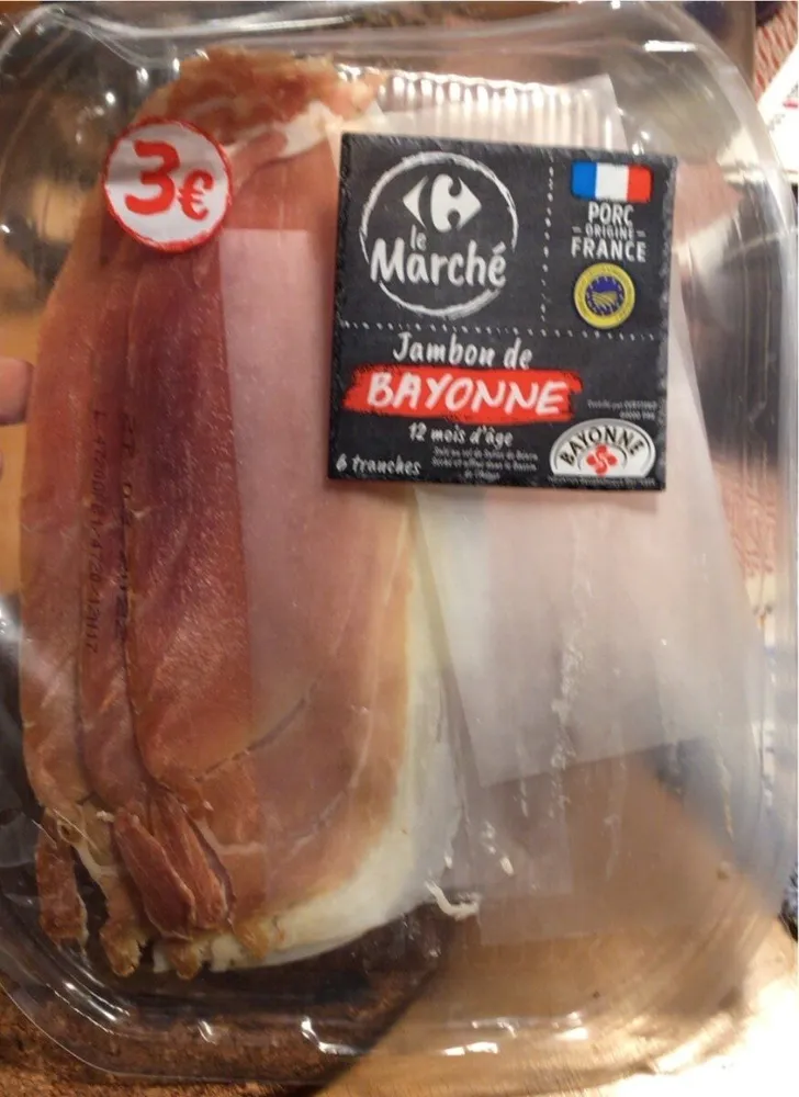 Jambon de BAYONNE 12 mois d'âge