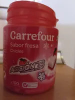 Chicles sabor fresa