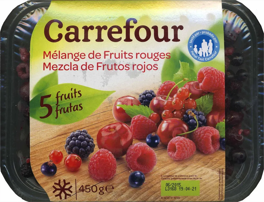 Mezcla de frutas del bosque congeladas "Carrefour"