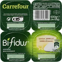 Bifidus* saveur vanille