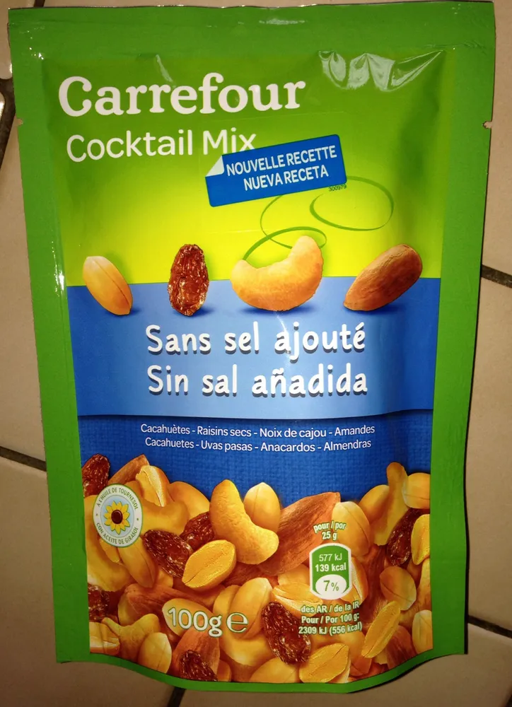 Cocktail Sans Sel Ajouté