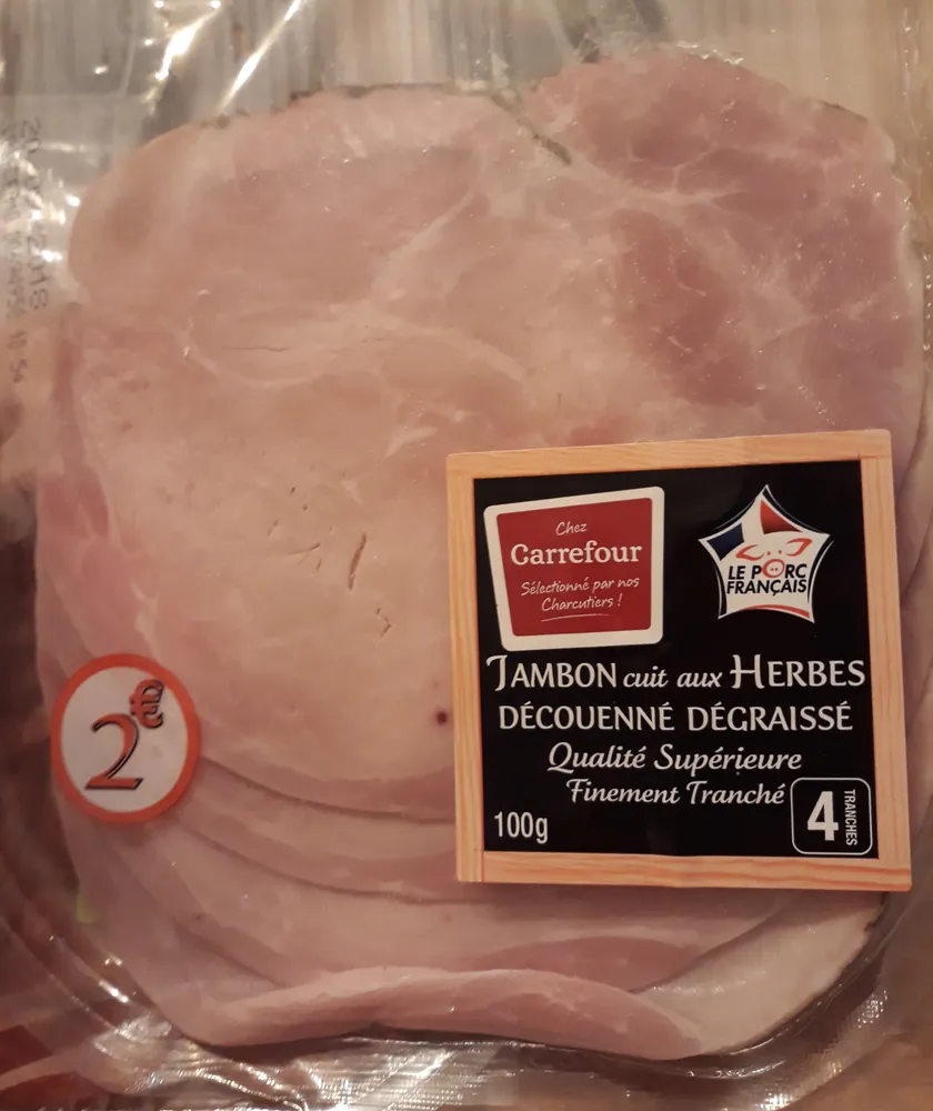Jambon cuit aux herbes
