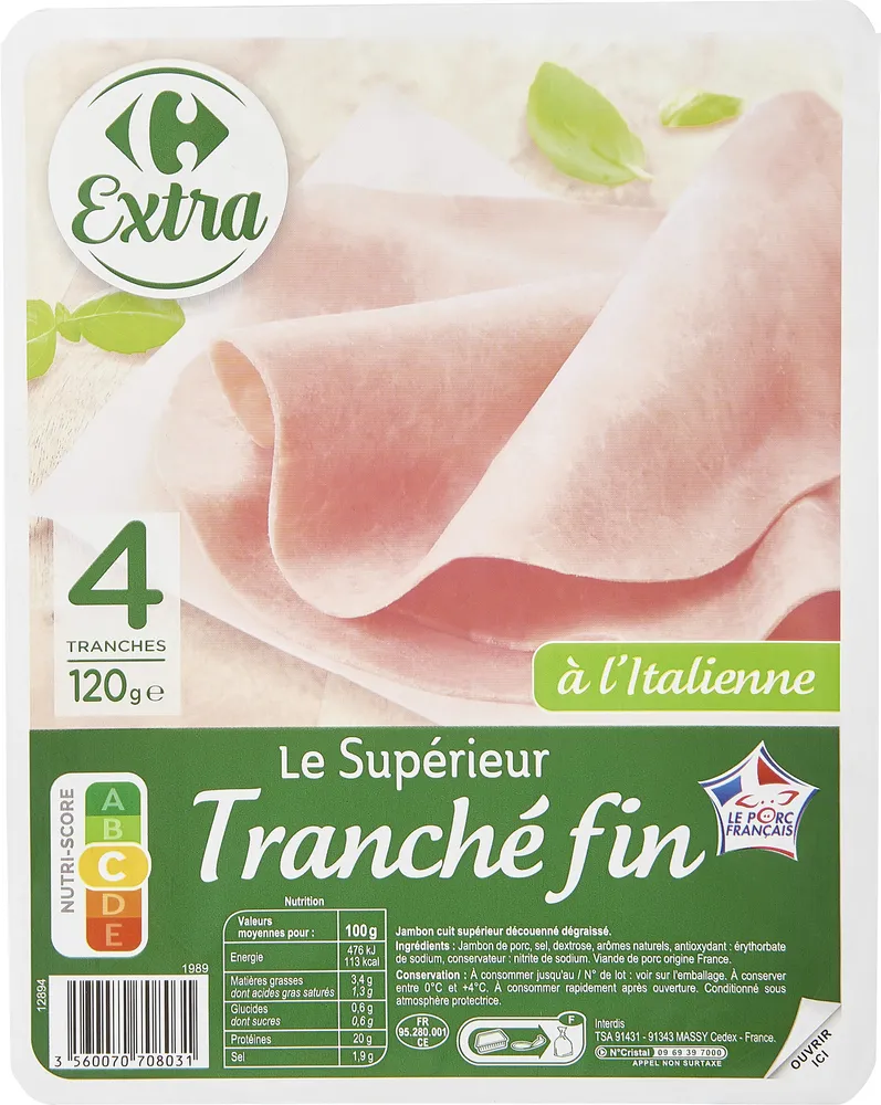 Le Supérieur Tranché fin