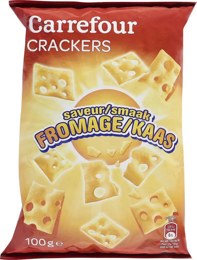Crackers saveur fromage
