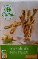 Flûtes feuilletées gruyère épinards