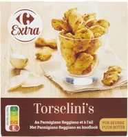 Torselini's Au Parmigiano Reggiano et à l'ail