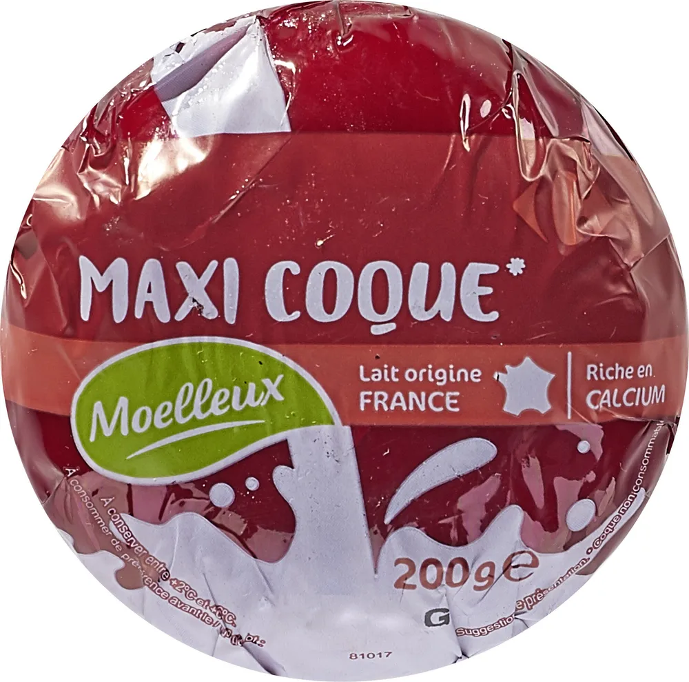 Maxi coque* * Coque non consommable