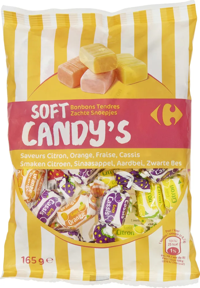 Fruit' z bonbons tendres