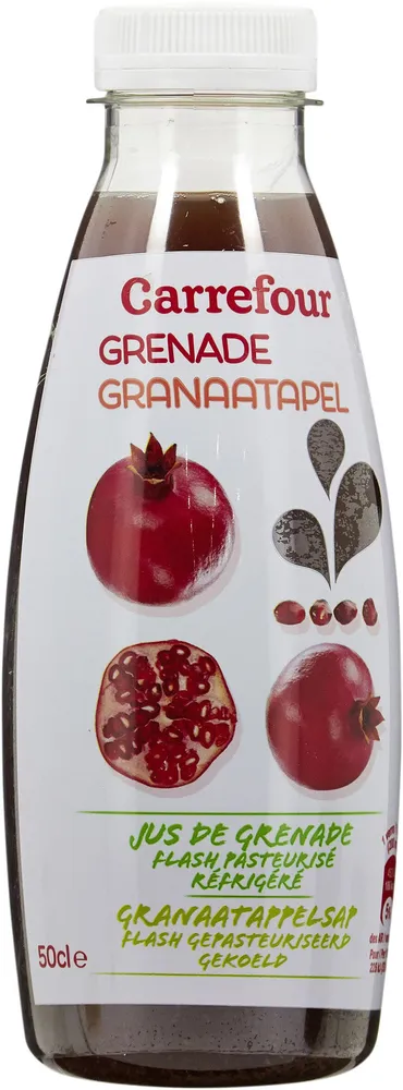 GRENADE 100% PUR JUS Jus de grenade - Flash pasteurisé, réfrigéré