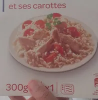 Poulet au riz et ses carottes