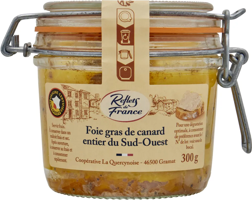 Foie gras de canard entier du sud-ouest