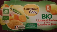 Légumes et Jambon Bio