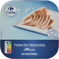 THON EN TRANCHES Albacore AU NATUREL