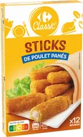 Sticks de poulet panées