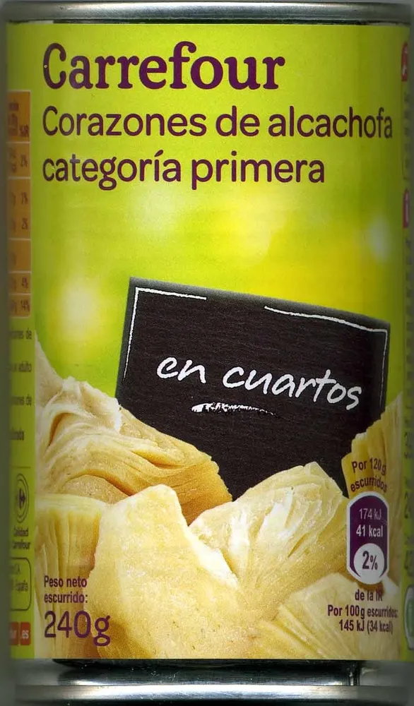 Corazones de alcachofa