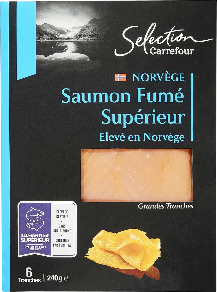 Saumon fumé supérieur