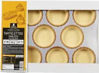 Gamme sucrée Tartelettes sablées Pur beurre
