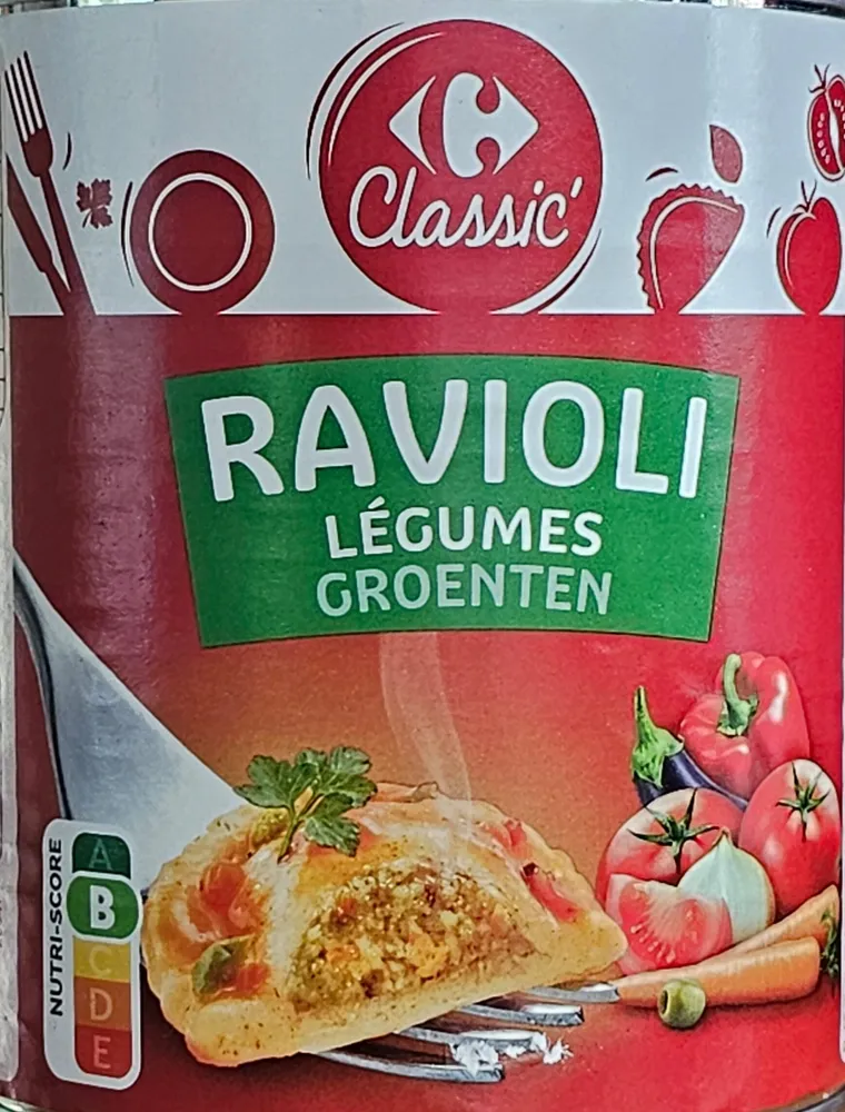 Ravioli légumes