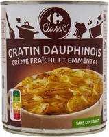Gratin dauphinois à la crème fraîche