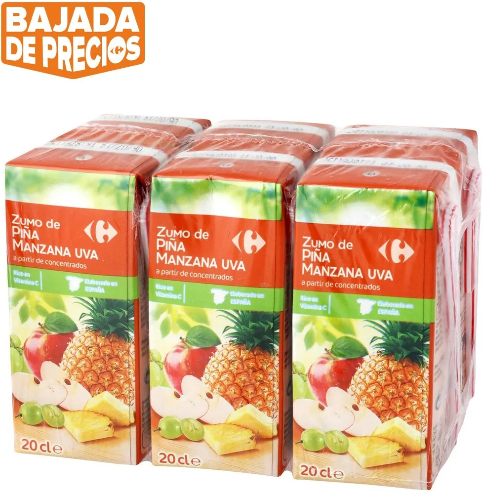 Ananas pomme raisin